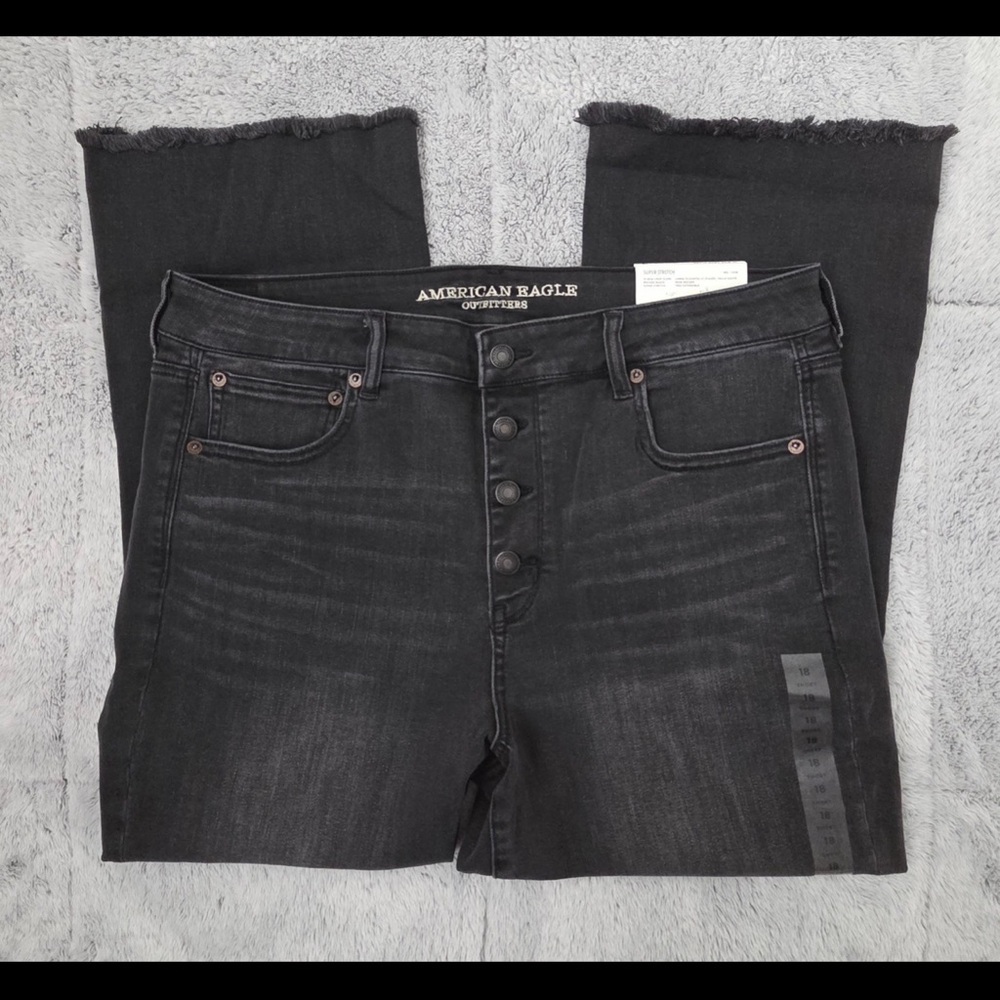 American Eagle Outfitters crop flare jean